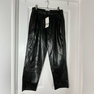 Zara leather pants